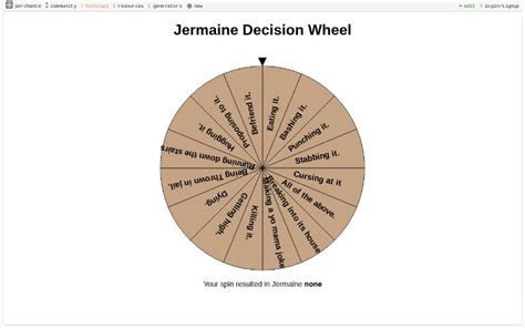 decision wheel generator.